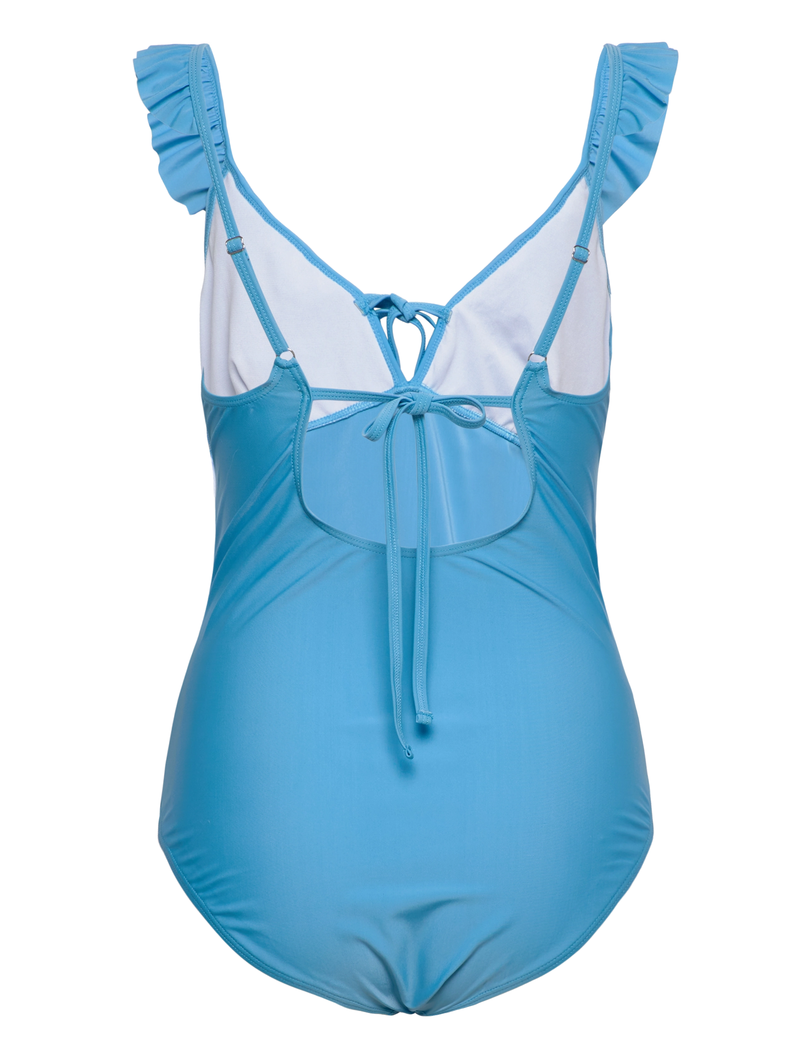 Mamalicious - MLDARIA RUFFLE SWIMSUIT HC. A. - swimsuits - azure blue - 2