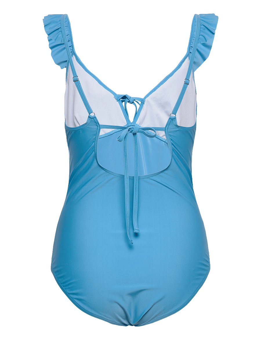 Mamalicious - MLDARIA RUFFLE SWIMSUIT HC. A. - grūtniecēm - azure blue - 2