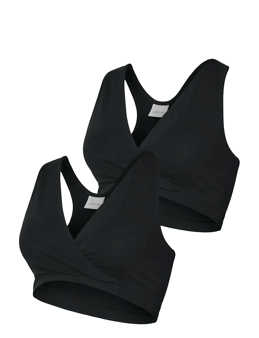 Mamalicious - MLHELENA CROSSY BRA 2-P 2F. A. - black - 1