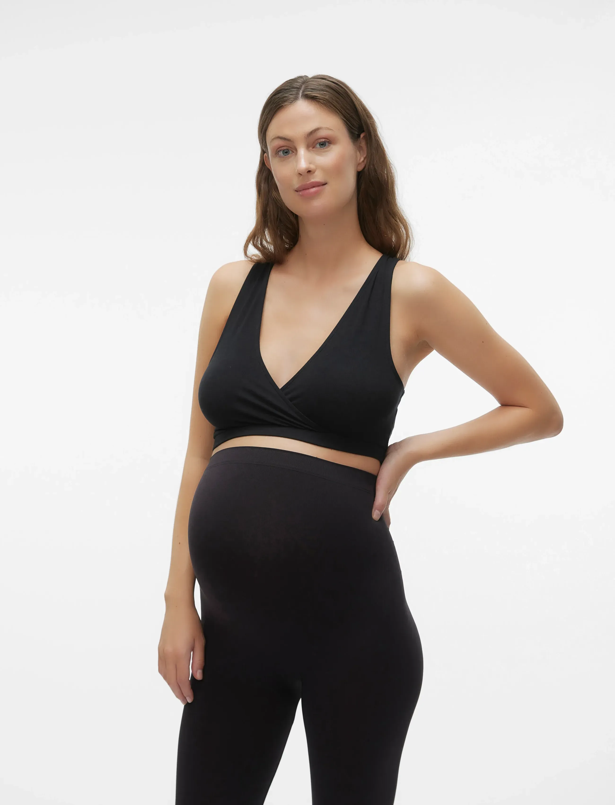 Mamalicious - MLHELENA CROSSY BRA 2-P 2F. A. - black - 5