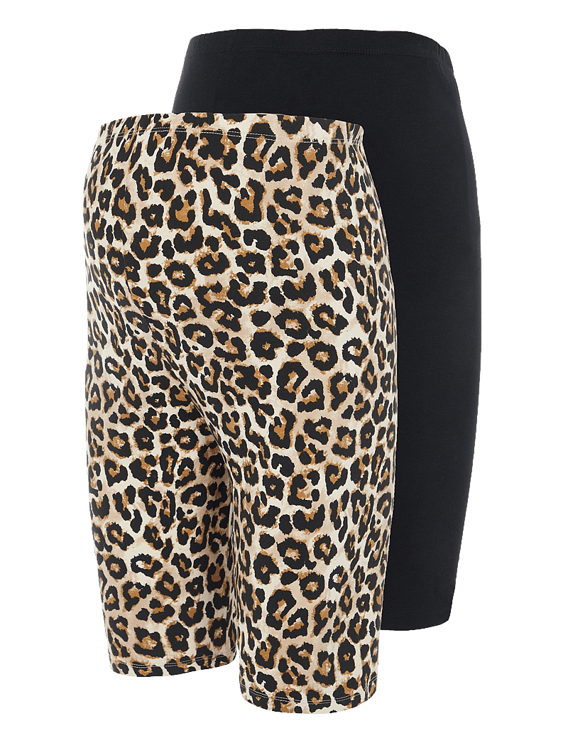 Mamalicious - MLSANNIE JERSEY BIKER SHORTS 2-P - collants d'entraînement - black - 1