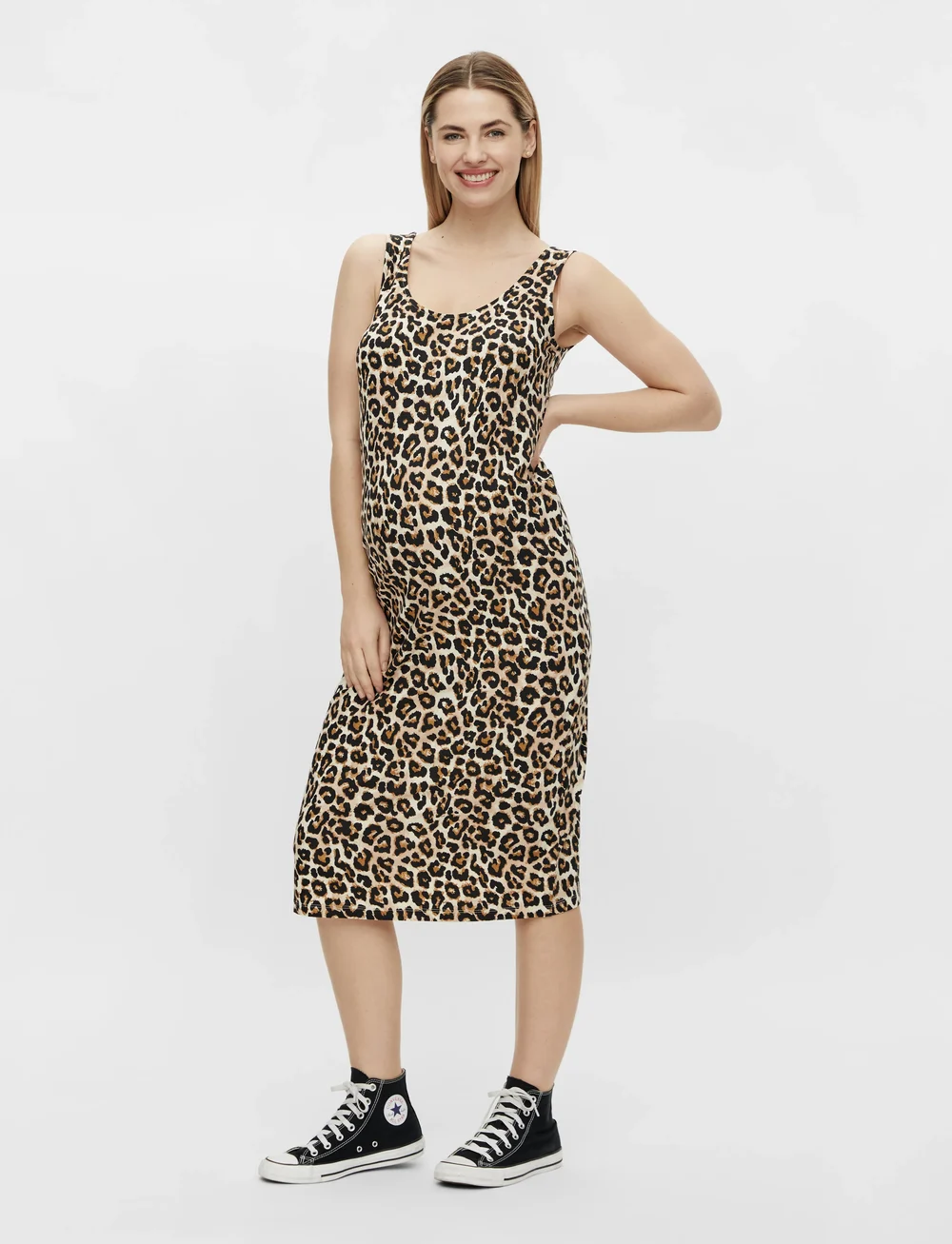 Mamalicious - MLSANNIE SL MIDI DRESS 2-P - summer dresses - black - 0