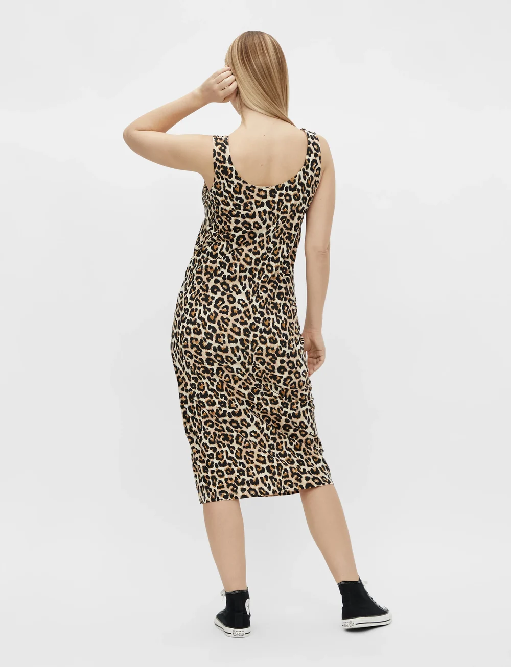 Mamalicious - MLSANNIE SL MIDI DRESS 2-P - summer dresses - black - 2