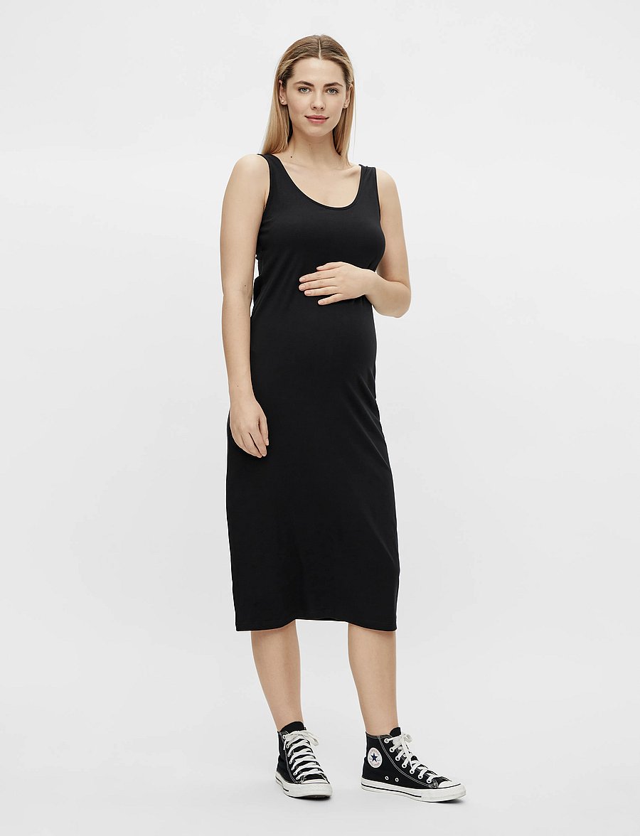 Mamalicious - MLSANNIE SL MIDI DRESS 2-P - sommerkleider - black - 3