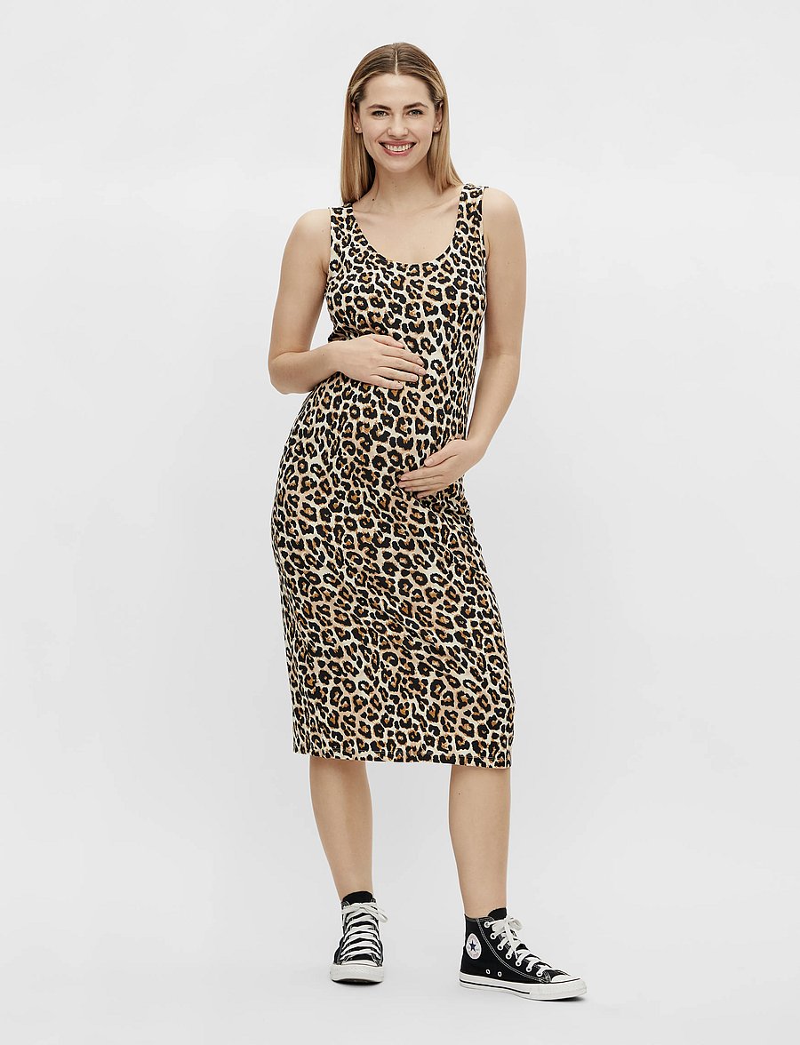 Mamalicious - MLSANNIE SL MIDI DRESS 2-P - sommerkleider - black - 4