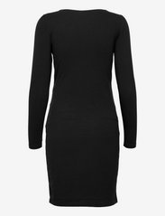 Mamalicious - MLMACY L/S JERSEY ABK DRESS 2F - midi jurken - black - 1