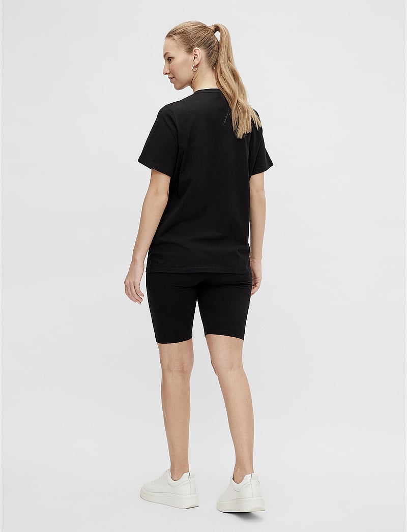 Mamalicious - MLSALLY SOLID T-SHIRT & SHORTS SET NOOS - unterwäsche - black - 2