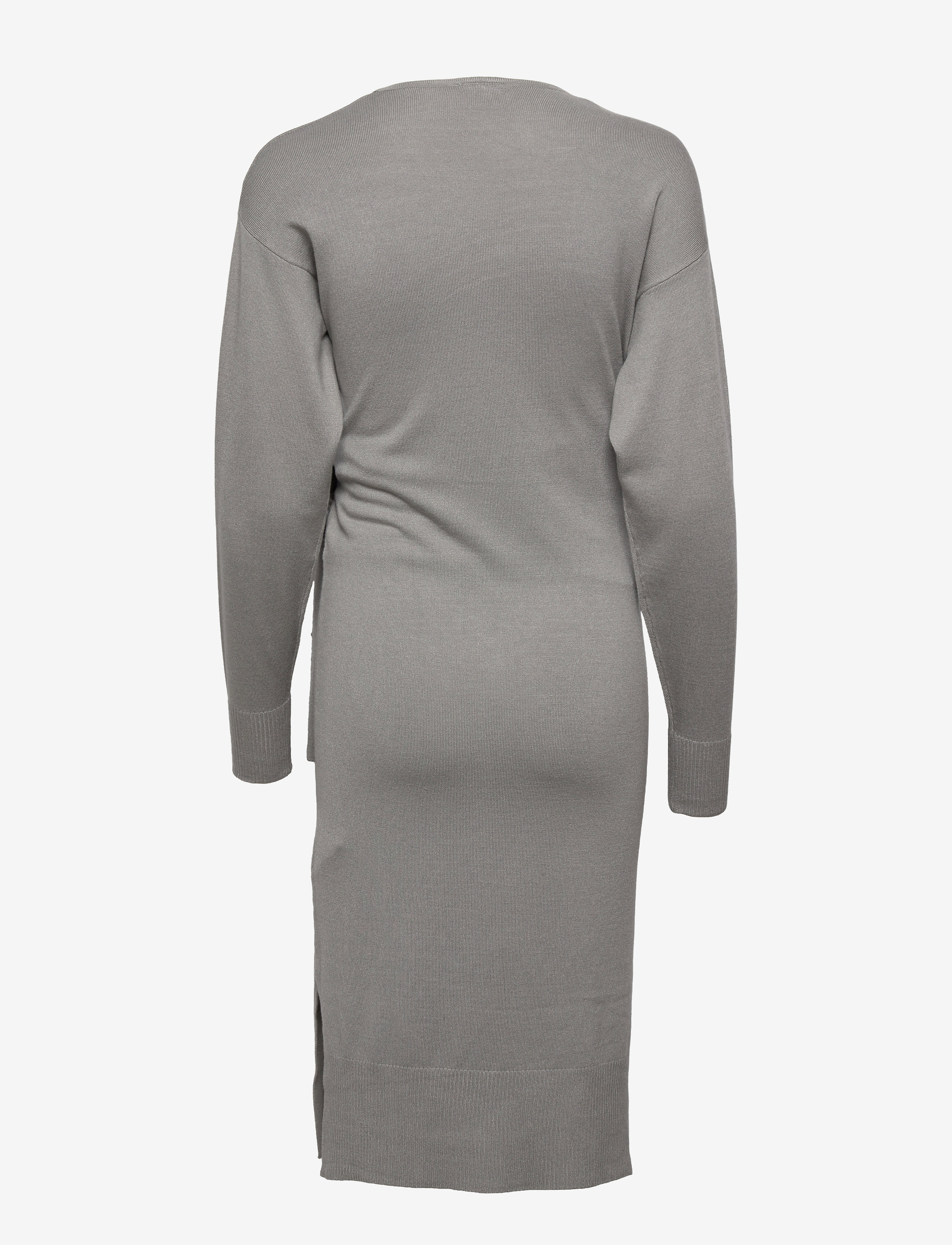 Mamalicious - MLMIA TESS L/S KNIT UK DRESS 2F A. - wickelkleider - cool grey - 2