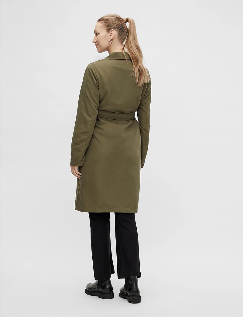 Mamalicious - MLFLORA JACKET - trenchcoats - ivy green - 4