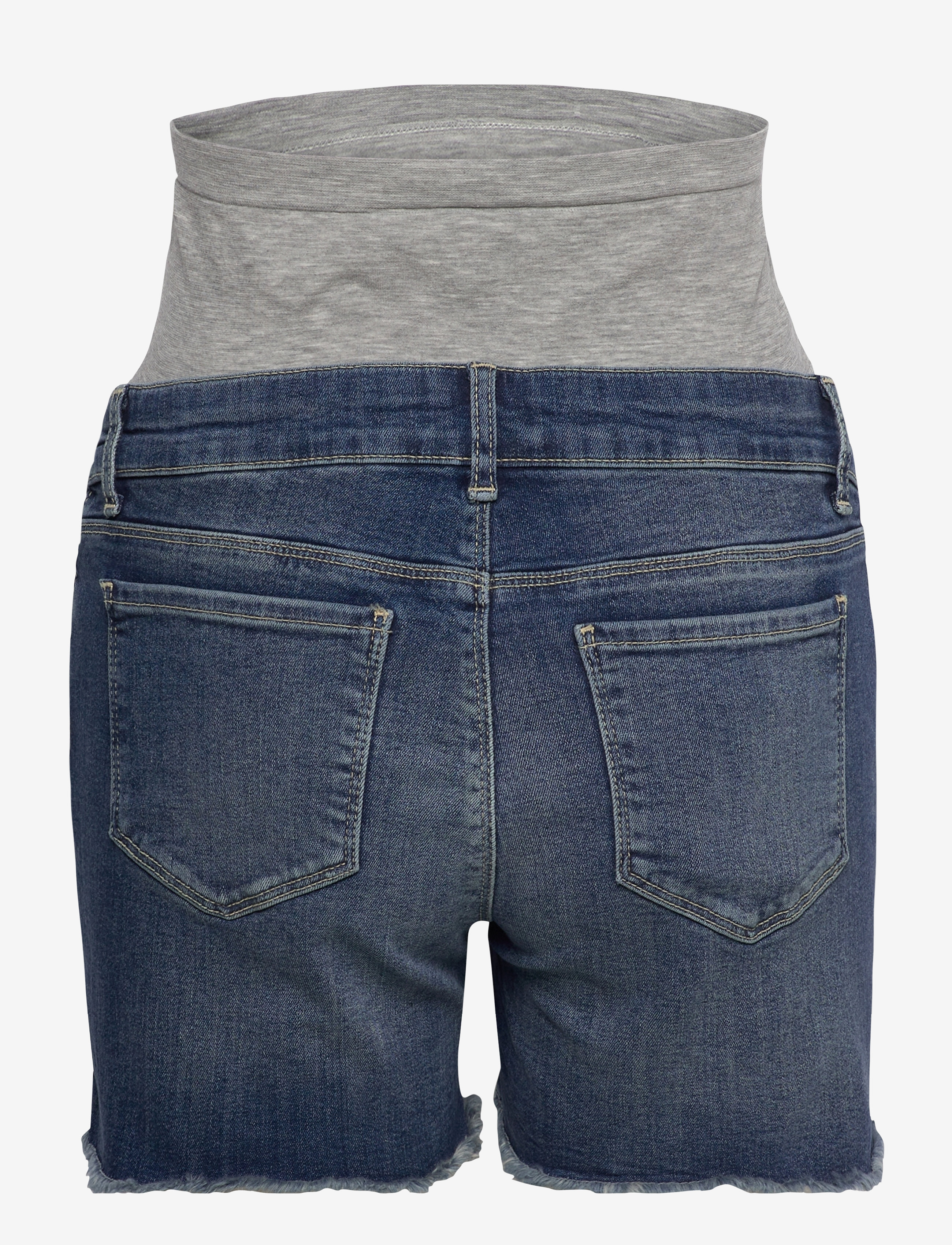 Mamalicious - MLHAMPSHIRE SLIM DESTORY DENIM SHORTS A. - broeken - light blue denim - 3