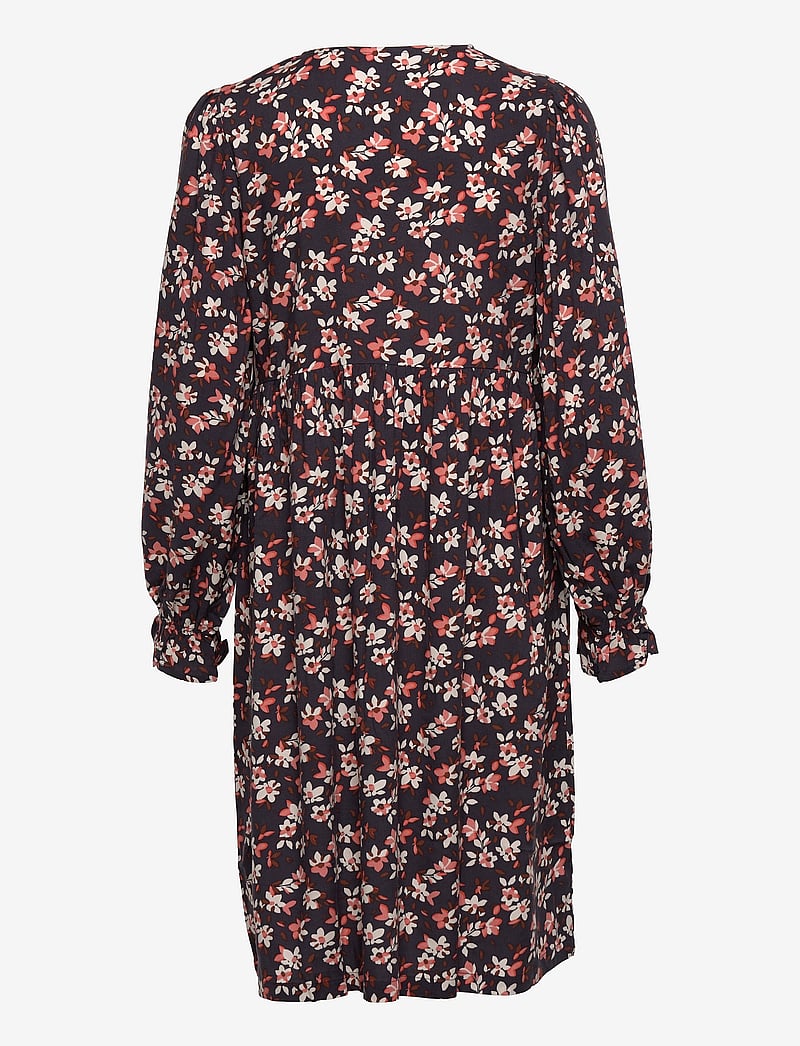 Mamalicious - MLALICE L/S WOVEN ABK DRESS A. - midi kjoler - peacoat - 2