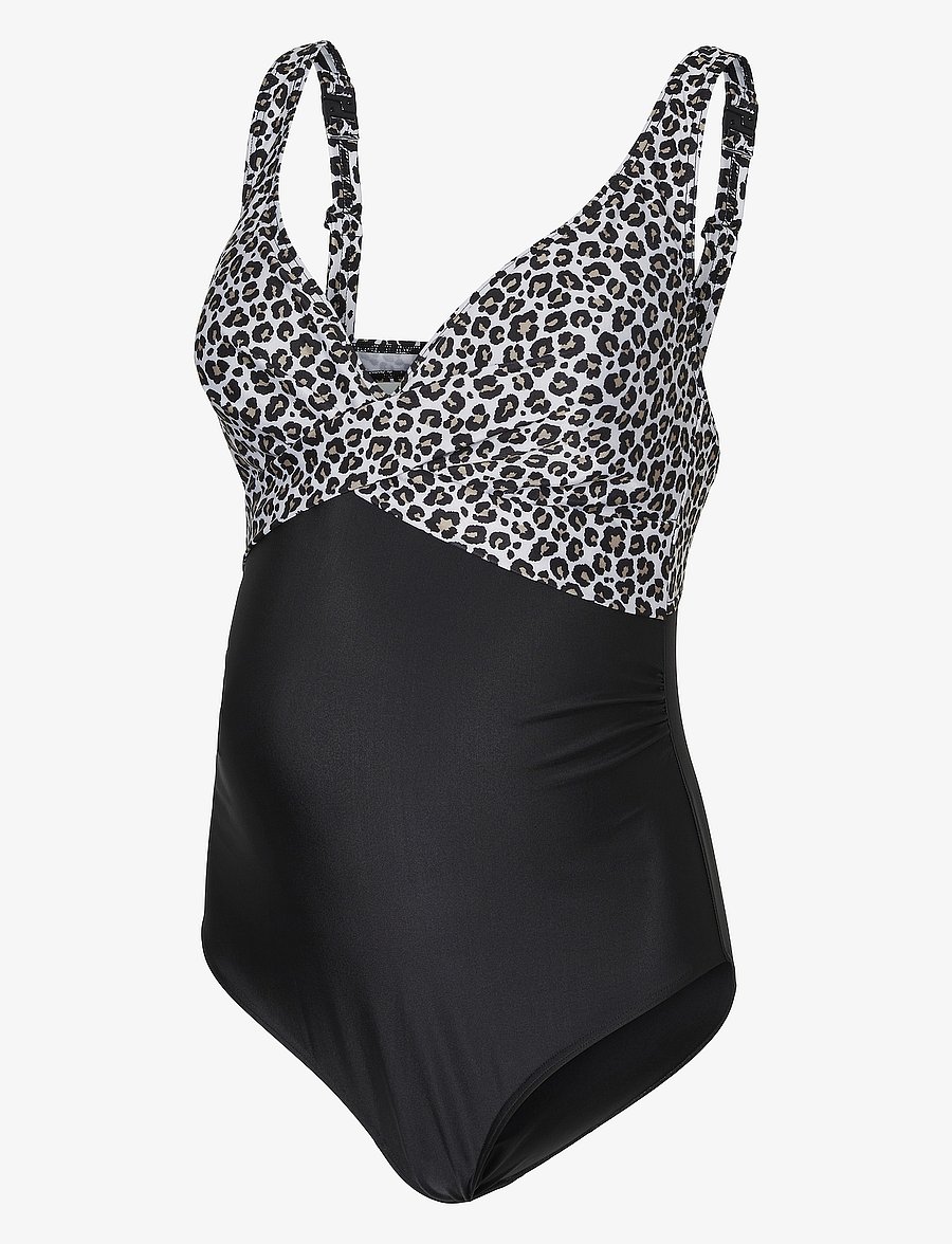 Mamalicious - MLNEWMYNTHE PADDED ANIMAL SWIMSUIT A. - black - 0