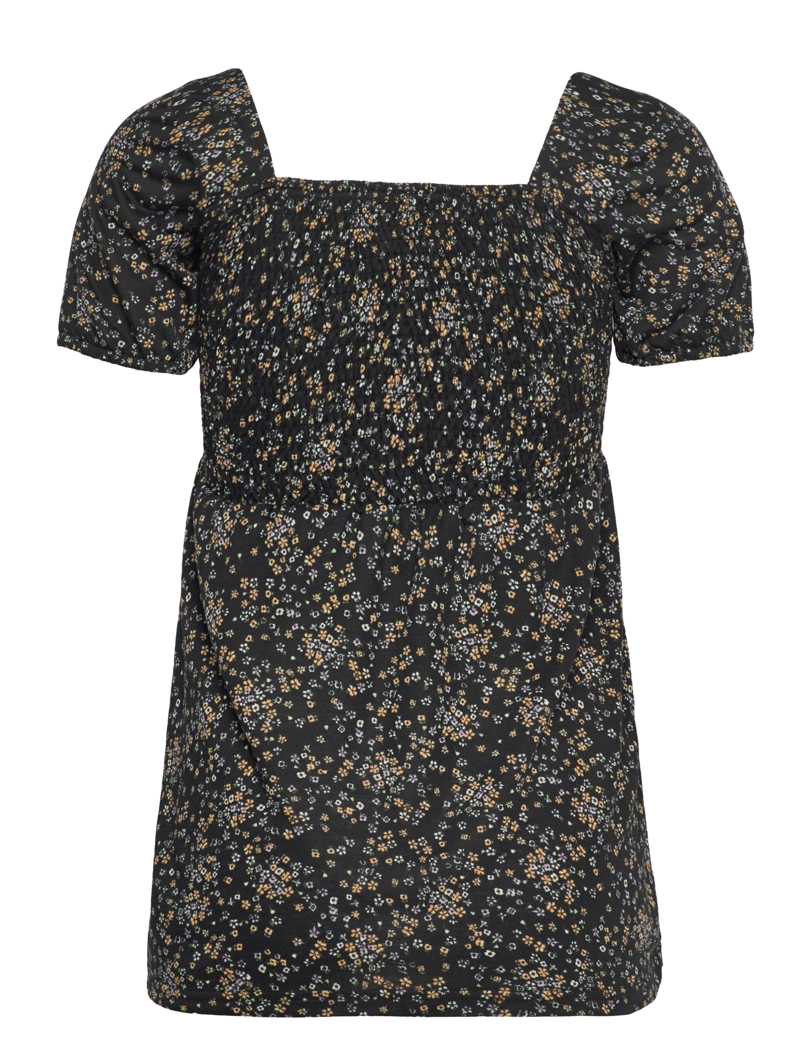 Mamalicious - MLDOTTI S/S JERSEY TOP A. - blússur og skyrtur - black - 2