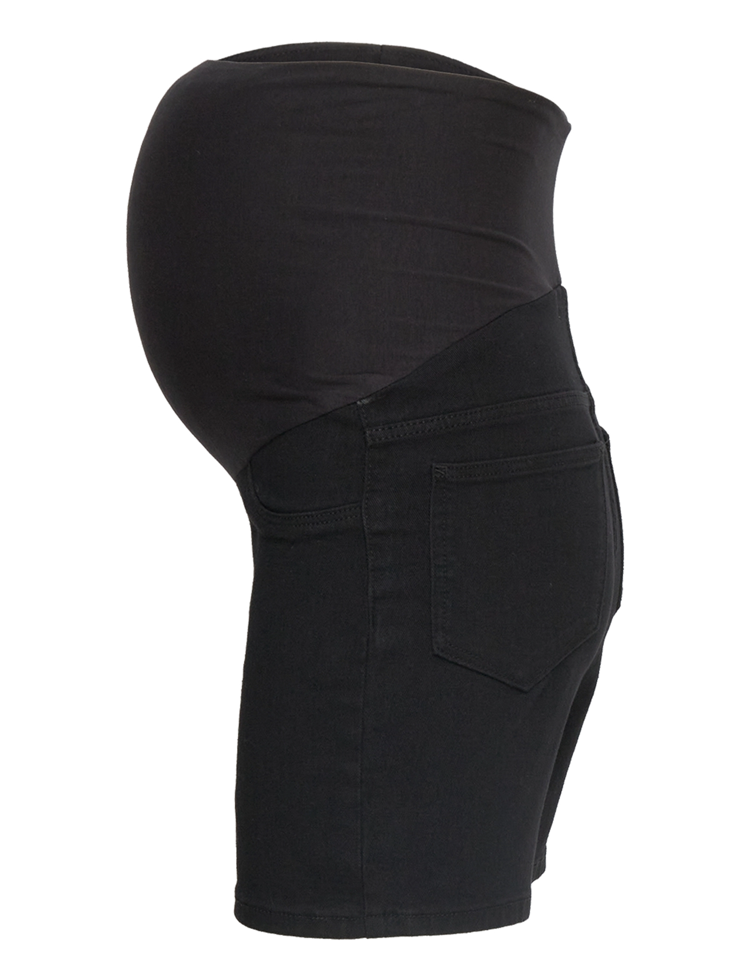 Mamalicious - MLAMY SKINNY BLACK SHORTS V. - die niedrigsten preise - black denim - 3