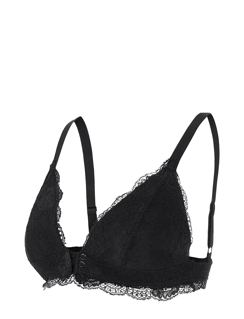 Mamalicious - MLZENINA LACE NURSING BRA A. NOOS - laveste priser - black - 0