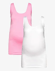 Mamalicious - MLHEAL TANK TOP 2-PACK A. - t-shirt & tops - sachet pink - 0