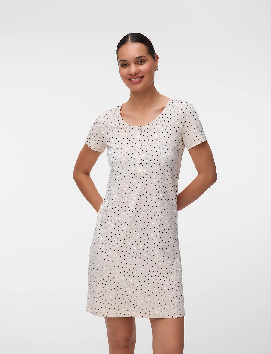 Mamalicious - MLMIRA AOP JRS NIGHTGOWN 2F A. E. - unterwäsche - birch - 5