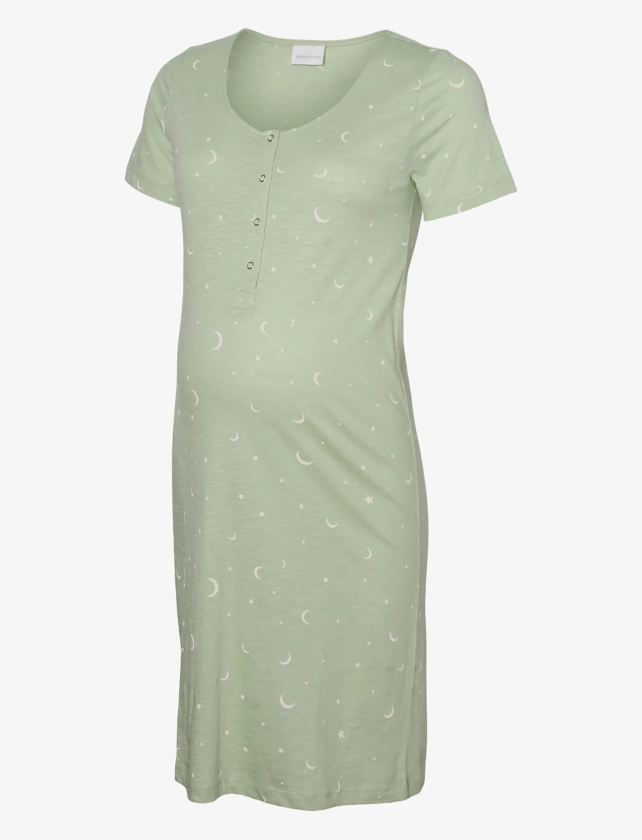 Mamalicious - MLMIRA AOP JRS NIGHTGOWN 2F A. E. NOOS - lingerie - laurel green - 0