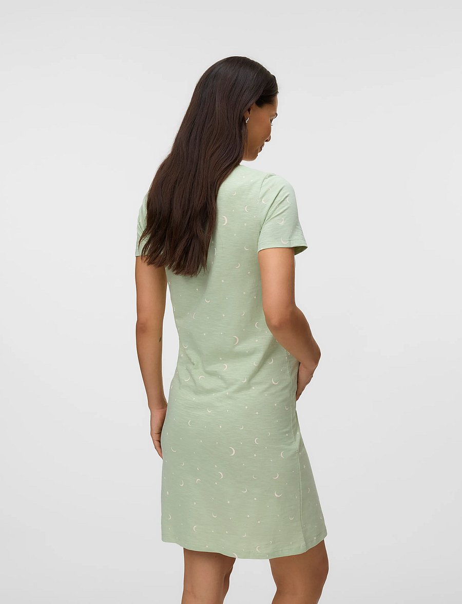 Mamalicious - MLMIRA AOP JRS NIGHTGOWN 2F A. E. NOOS - unterwäsche - laurel green - 2