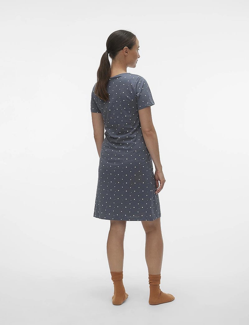 Mamalicious - MLMIRA AOP JRS NIGHTGOWN 2F A. E. NOOS - alusvaatteet - stormy weather - 2