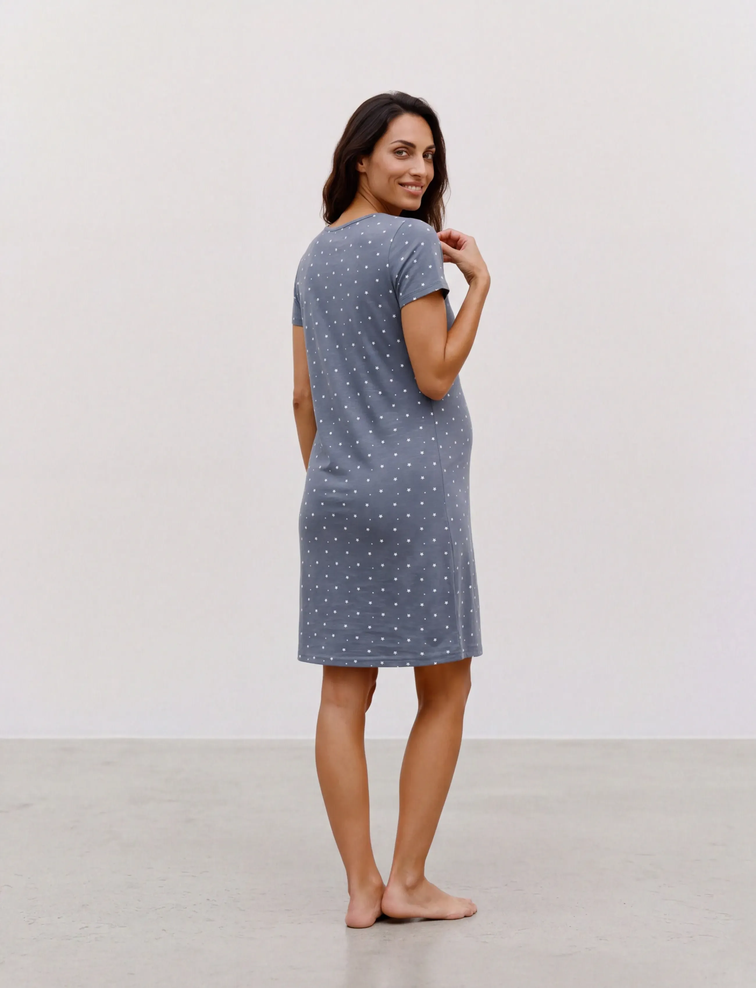 Mamalicious - MLMIRA AOP JRS NIGHTGOWN 2F A. E. NOOS - laveste priser - stormy weather - 2