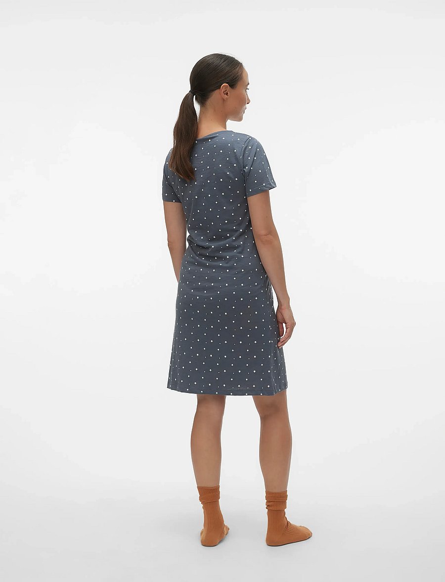 Mamalicious - MLMIRA AOP JRS NIGHTGOWN 2F A. E. NOOS - apakšveļa - stormy weather - 2