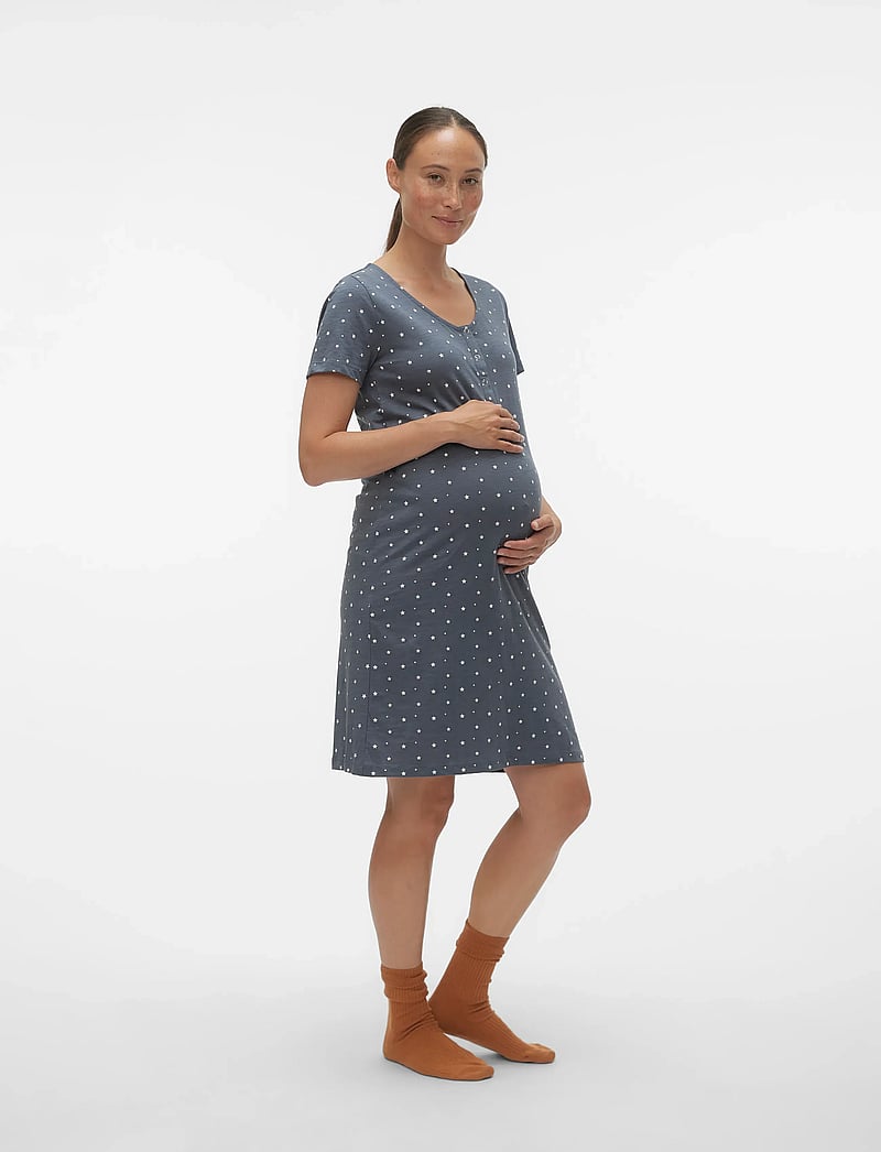 Mamalicious - MLMIRA AOP JRS NIGHTGOWN 2F A. E. NOOS - unterwäsche - stormy weather - 3