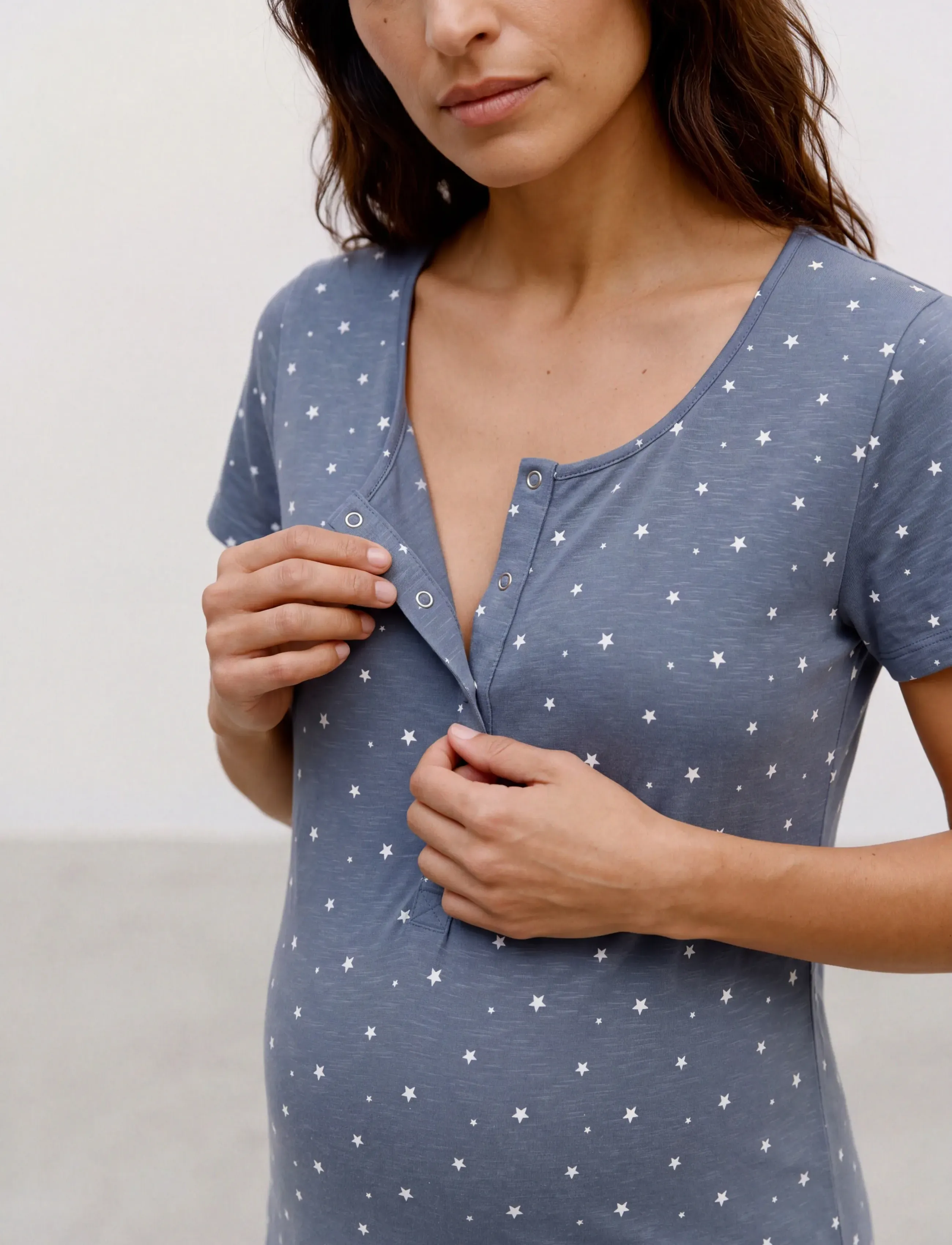 Mamalicious - MLMIRA AOP JRS NIGHTGOWN 2F A. E. NOOS - laveste priser - stormy weather - 4