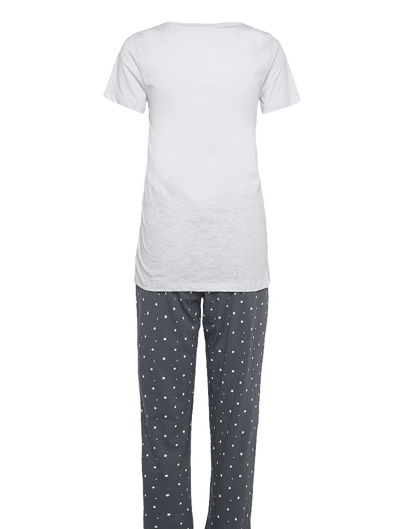 Mamalicious - MLMIRA STAR SS JRS PYJAMAS 2F A. E. NOOS - pesu ja aluspesu - gray dawn - 2