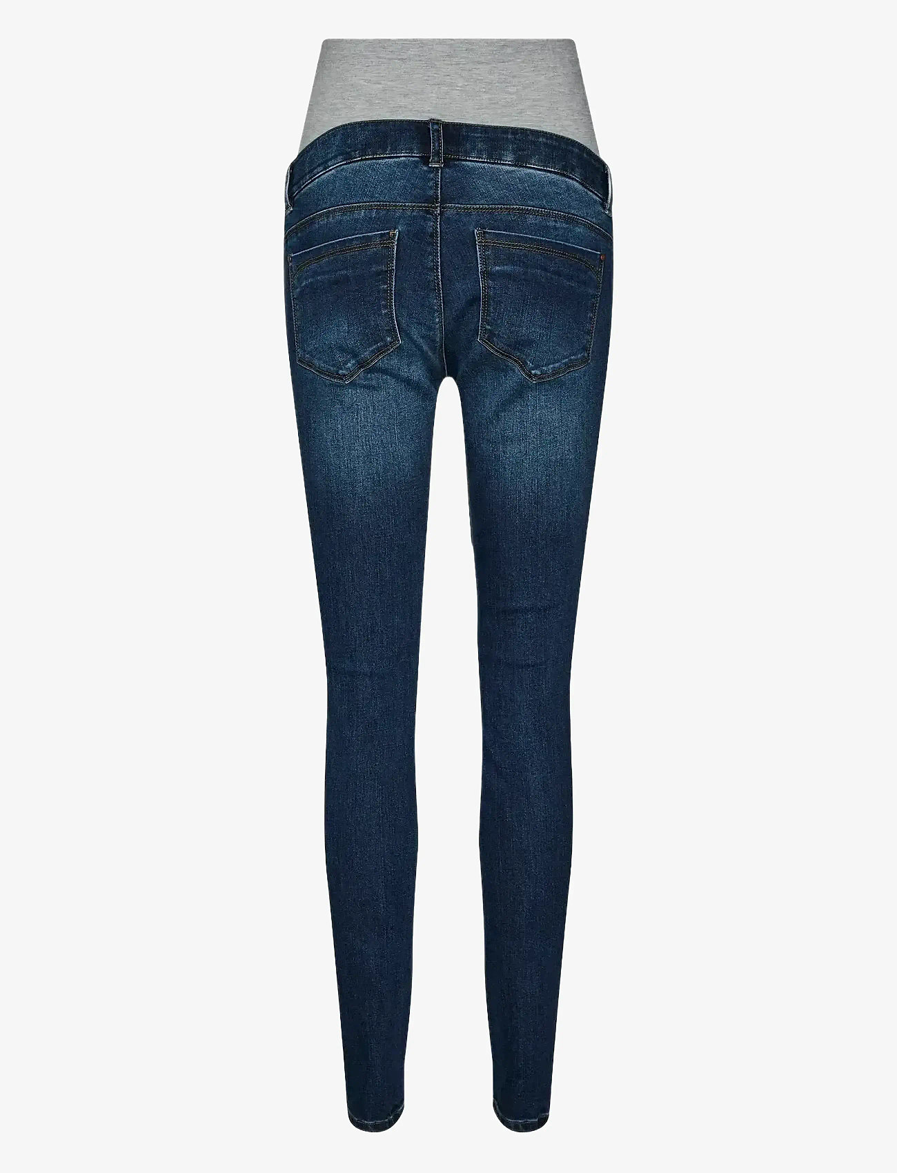 Mamalicious - MLEMMA DMB SLIM RECYCLED JEANS A. - nederdelar - medium blue denim - 2