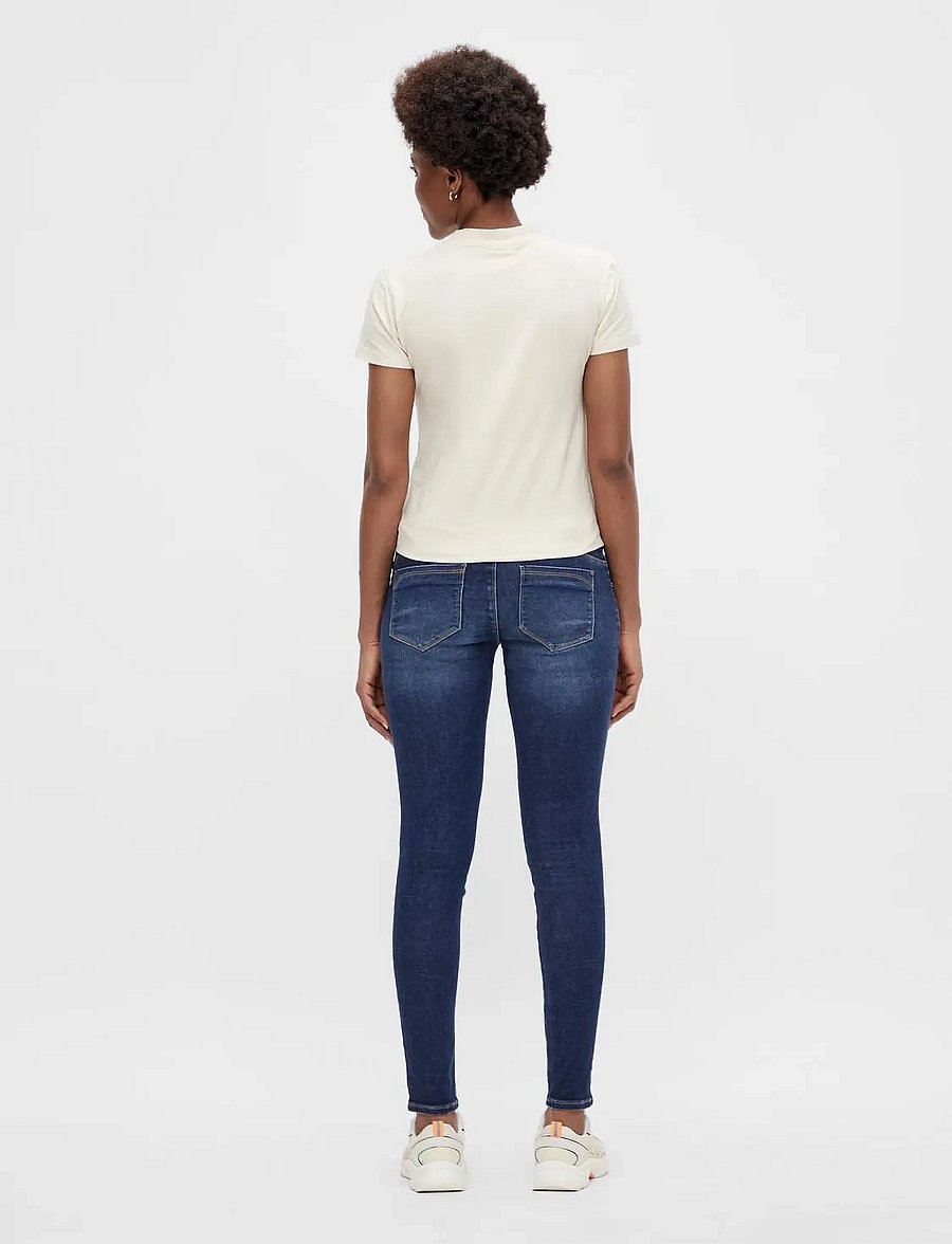 Mamalicious - MLEMMA DMB SLIM RECYCLED JEANS A. - medium blue denim - 4