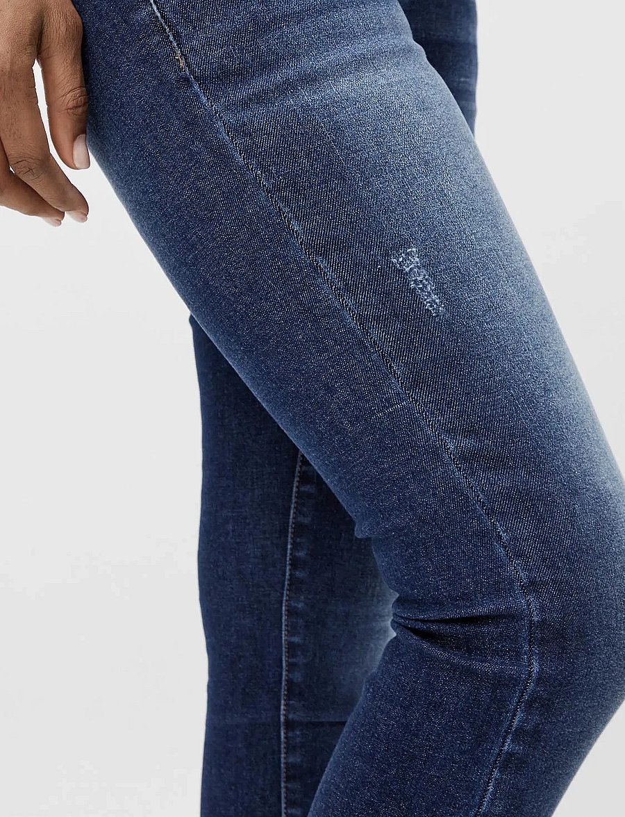 Mamalicious - MLEMMA DMB SLIM RECYCLED JEANS A. - medium blue denim - 5