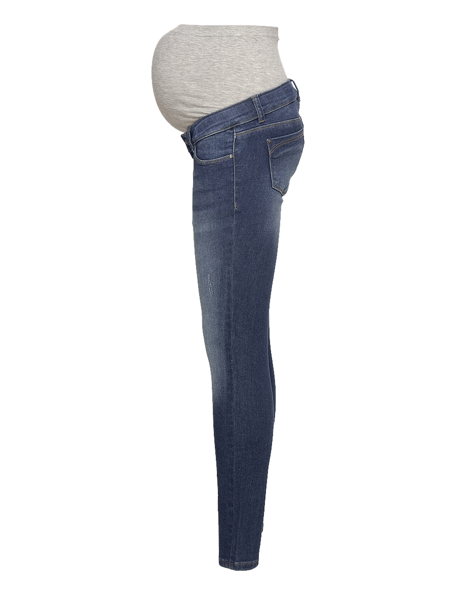 Mamalicious - MLEMMA DMB SLIM RECYCLED JEANS A. - medium blue denim - 3
