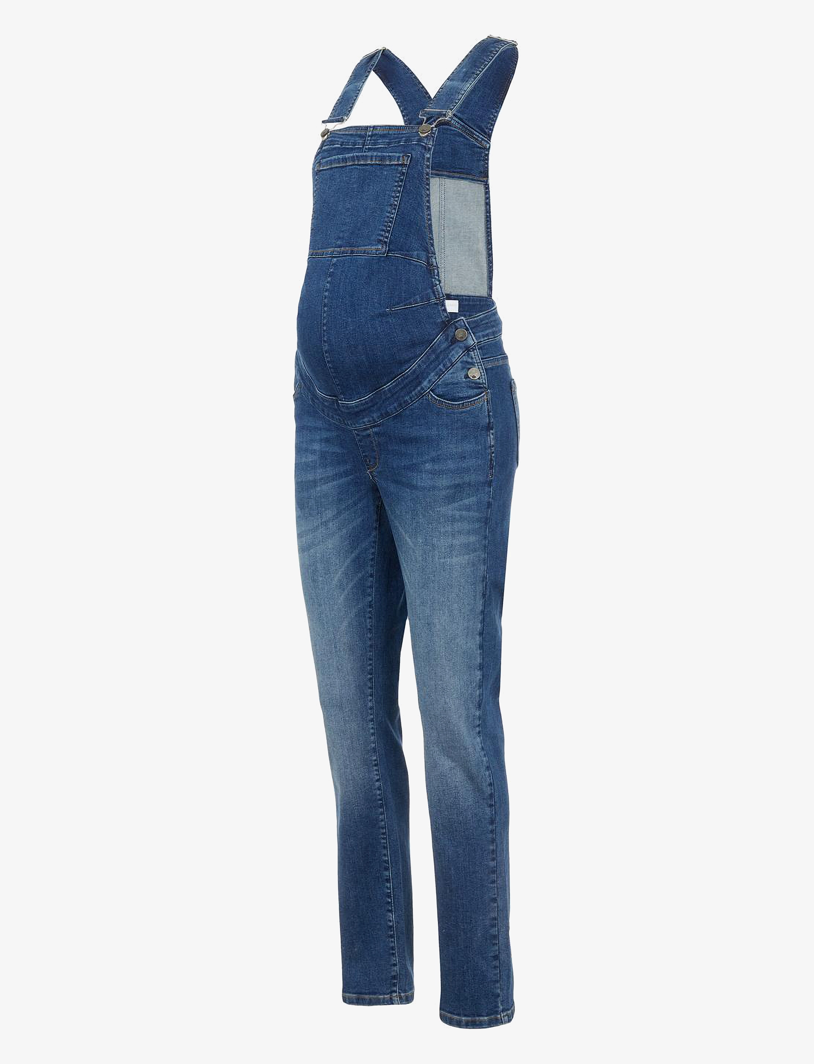 Mamalicious - MLSAVANNA DMB DENIM DUNAGREE A. - medium blue denim - 1