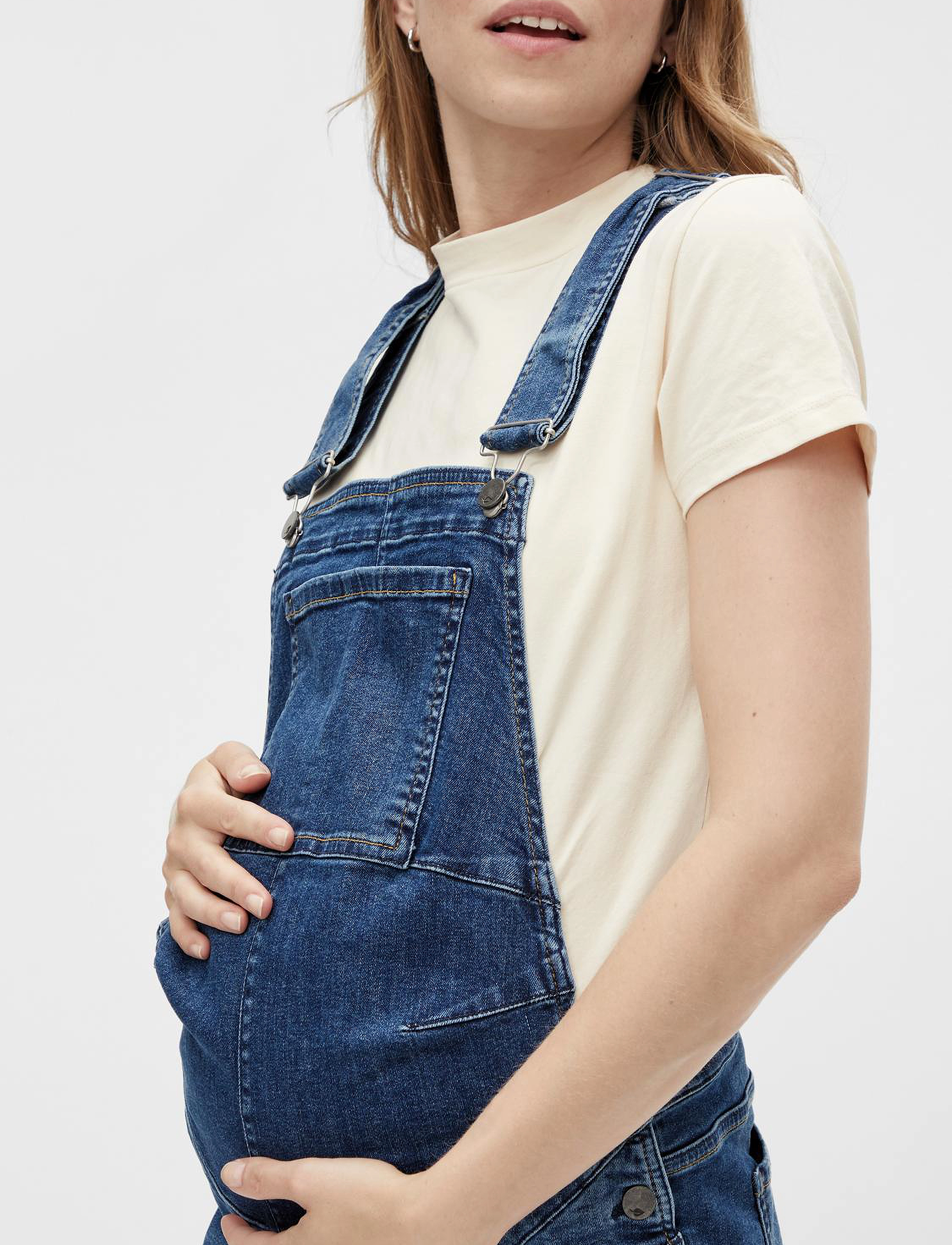 Mamalicious - MLSAVANNA DMB DENIM DUNAGREE A. - medium blue denim - 5