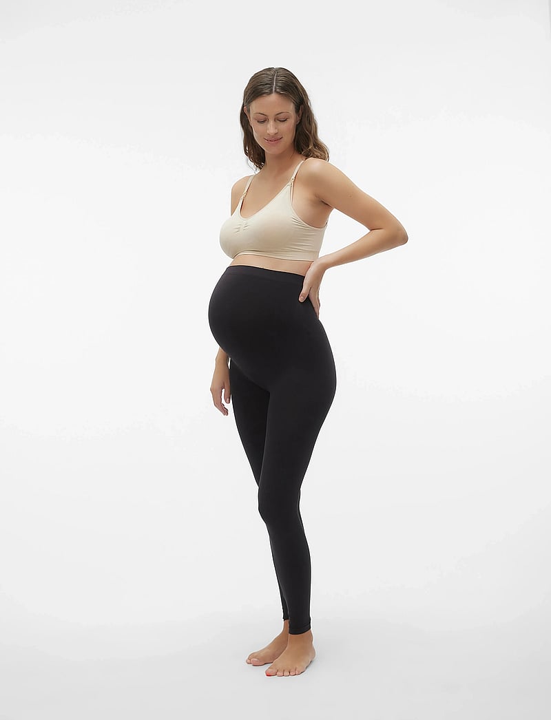 Mamalicious - MLILJA FEED ME BRA NF 2-P A. NOOS - apatinis trikotažas - black - 5