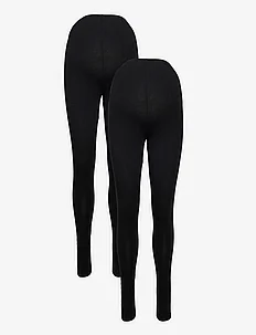 MLEMMA LONG LEGGING 2-P A. E. NOOS - leggings - black, Mamalicious