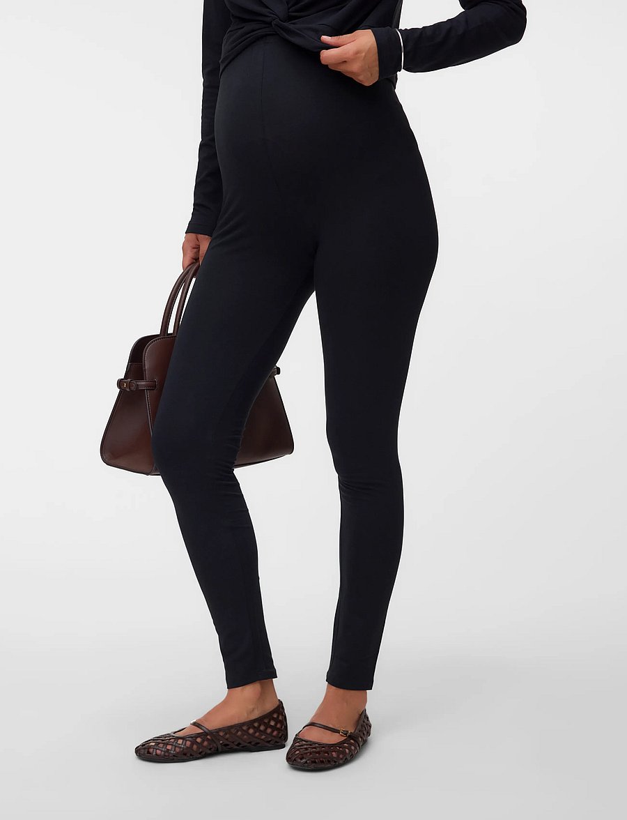 Mamalicious - MLEMMA LONG LEGGING 2-P A. E. NOOS - bas - black - 0