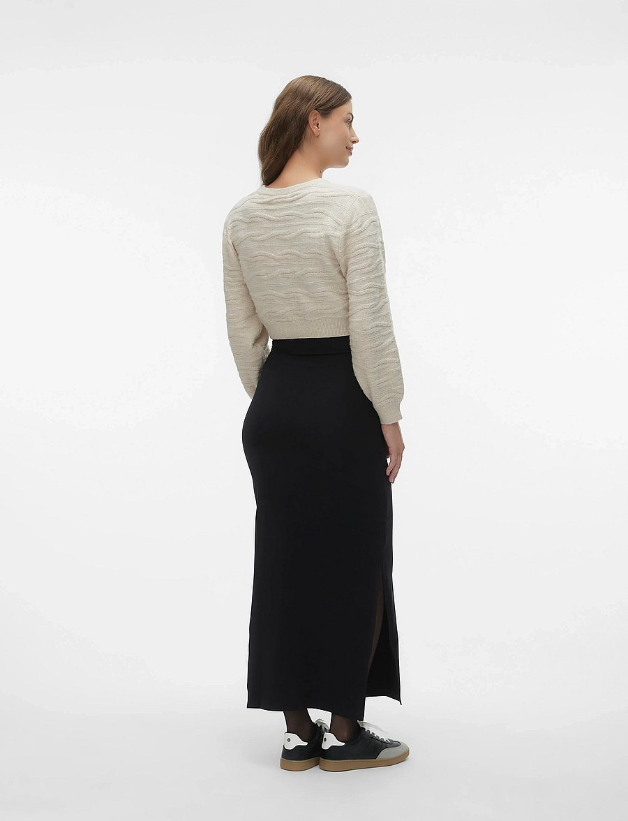 Mamalicious - MLEMMA TUBE MAXI SKIRT A. E. NOOS - hosen - black - 5