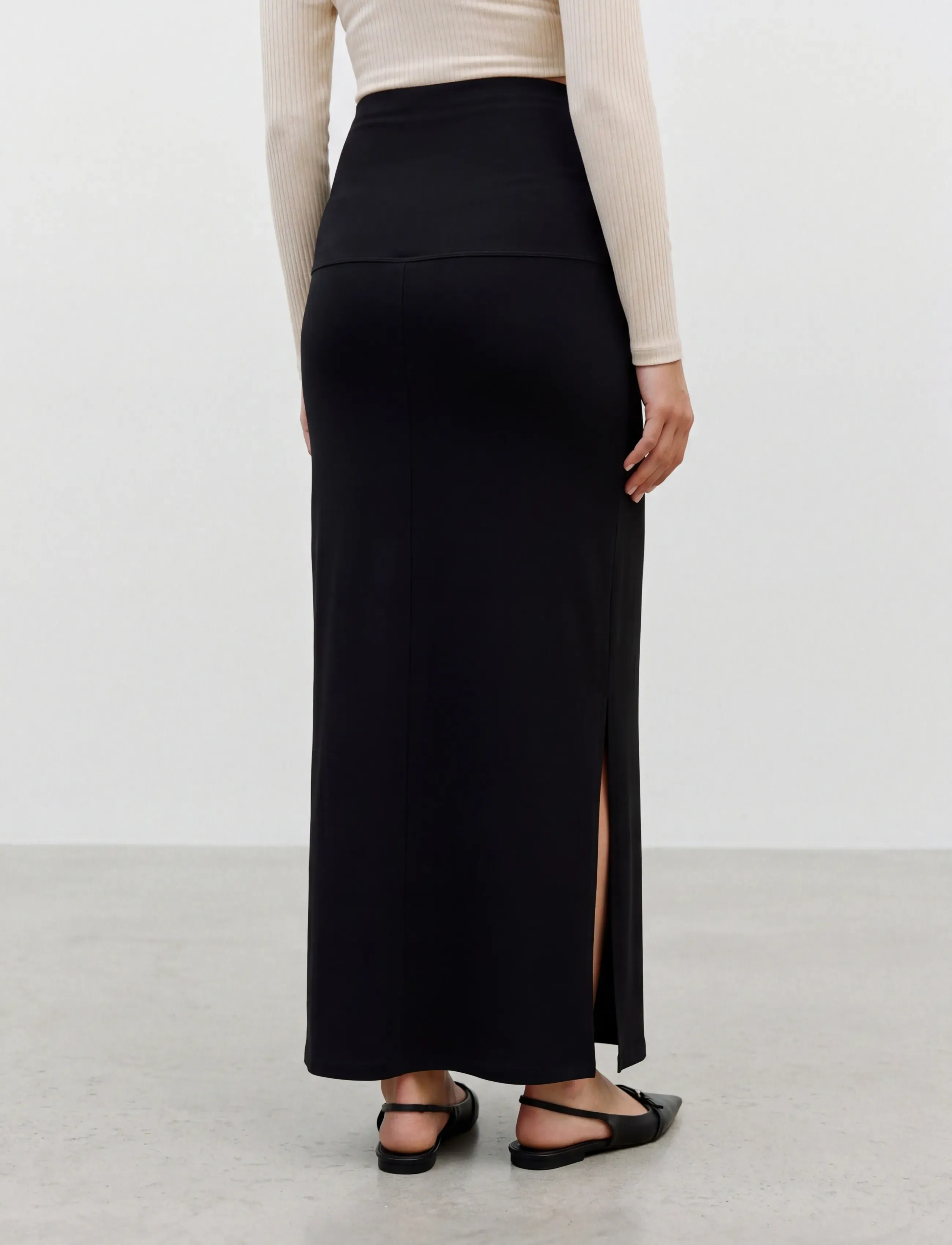 Mamalicious - MLEMMA TUBE MAXI SKIRT A. E. NOOS - püksid ja seelikud - black - 5