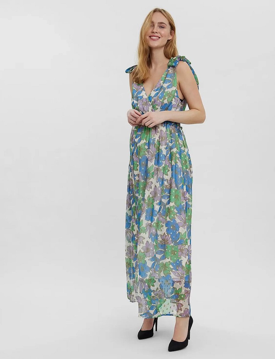 Mamalicious - MLSYDNEY S/L WO MAXI DRESS A. - french blue - 0