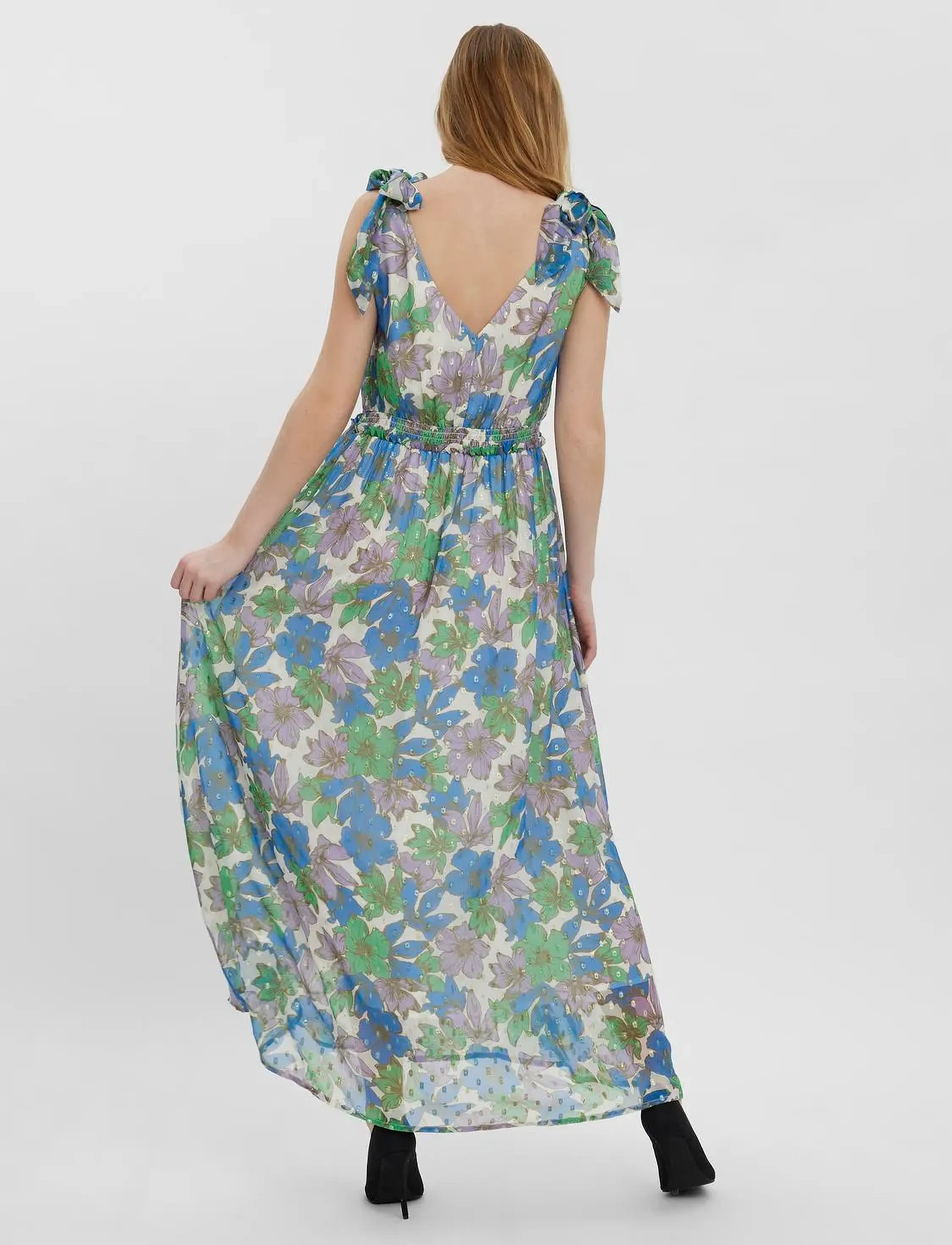 Mamalicious - MLSYDNEY S/L WO MAXI DRESS A. - french blue - 3