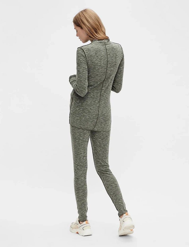 Mamalicious - MLREEVE L/S JRS TOP - overdele - climbing ivy - 4