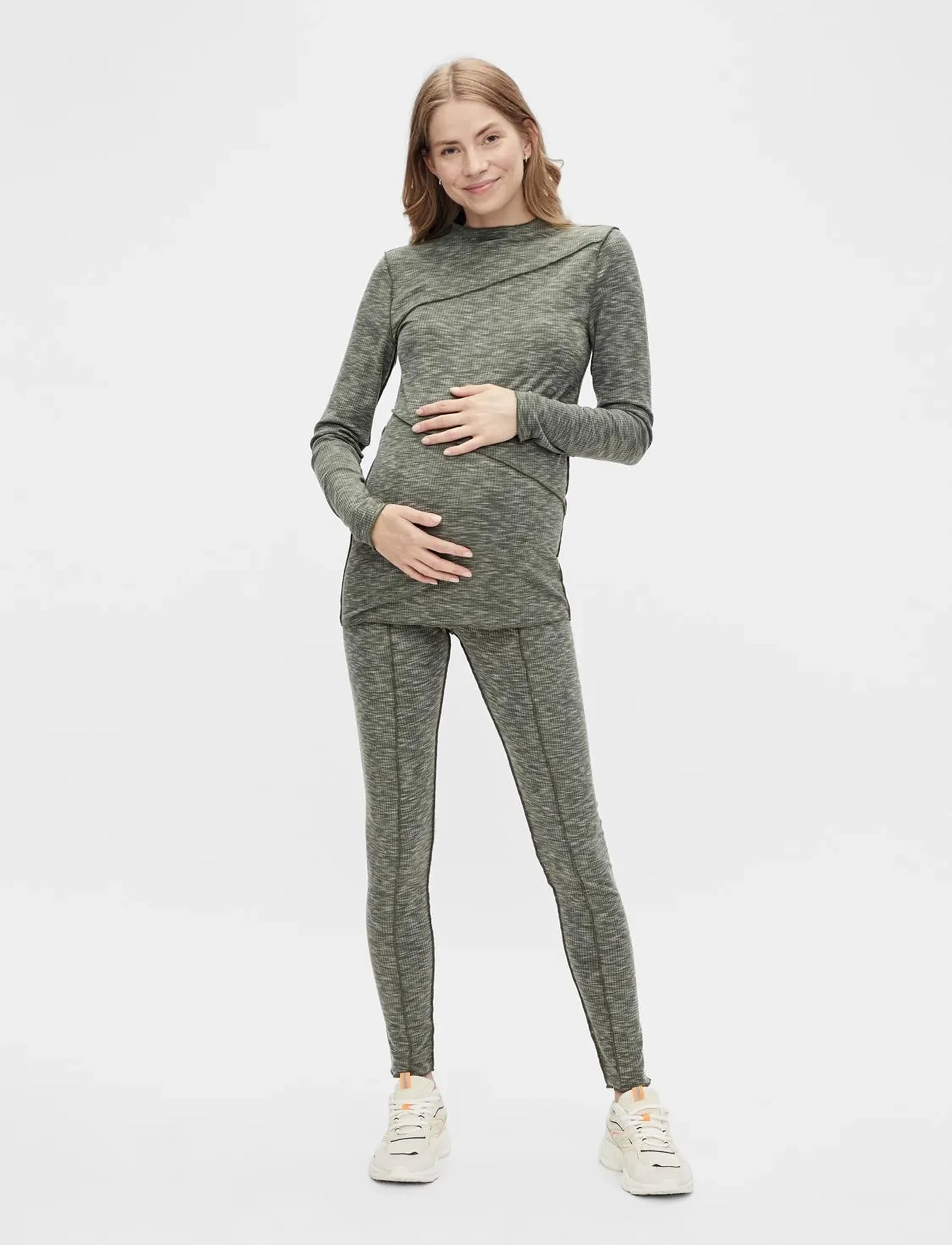 Mamalicious - MLREEVE L/S JRS TOP - laveste priser - climbing ivy - 5