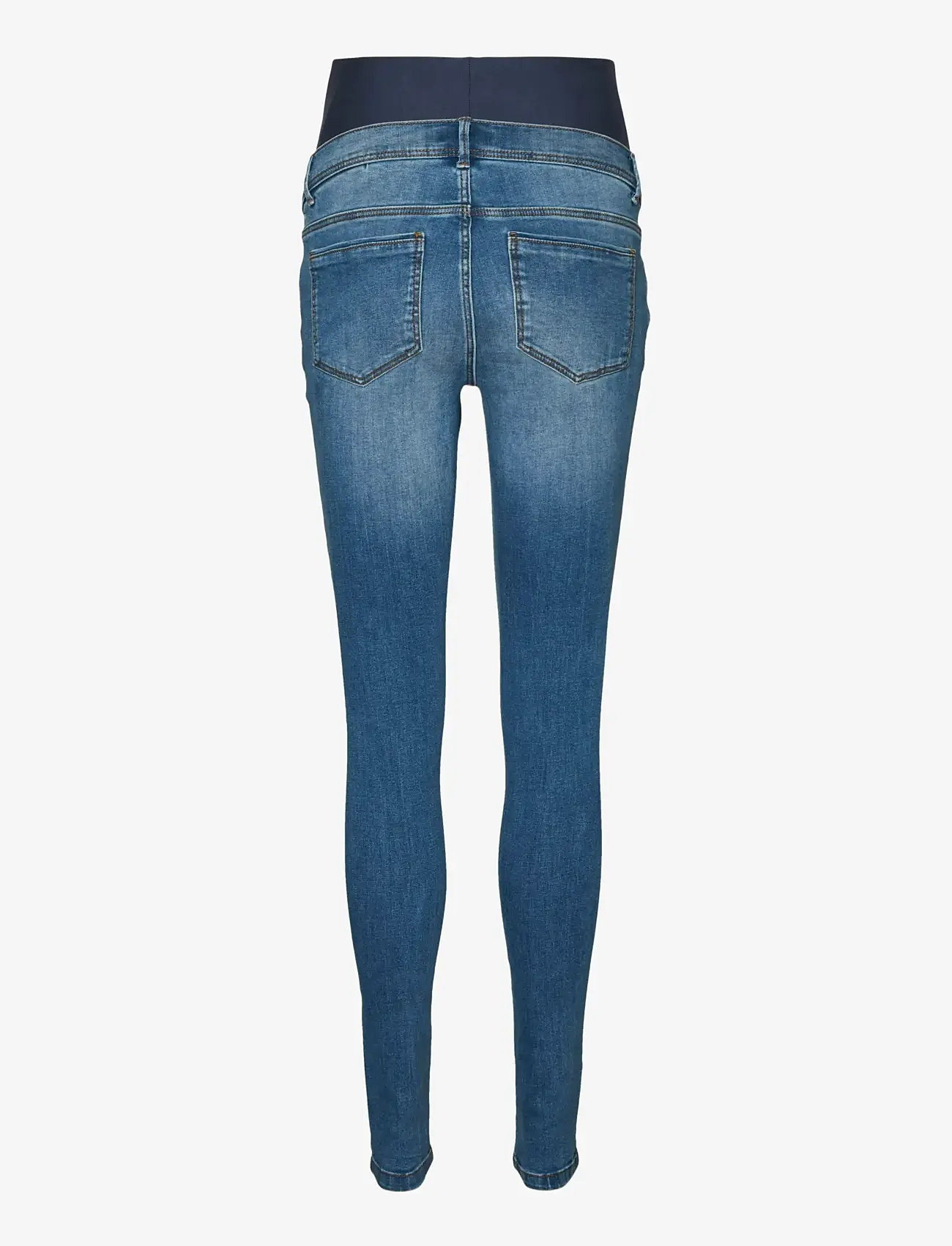 Mamalicious - MLMILA SLIM MEDIUM BLUE JEANS A. NOOS - bottoms - medium blue denim - 2
