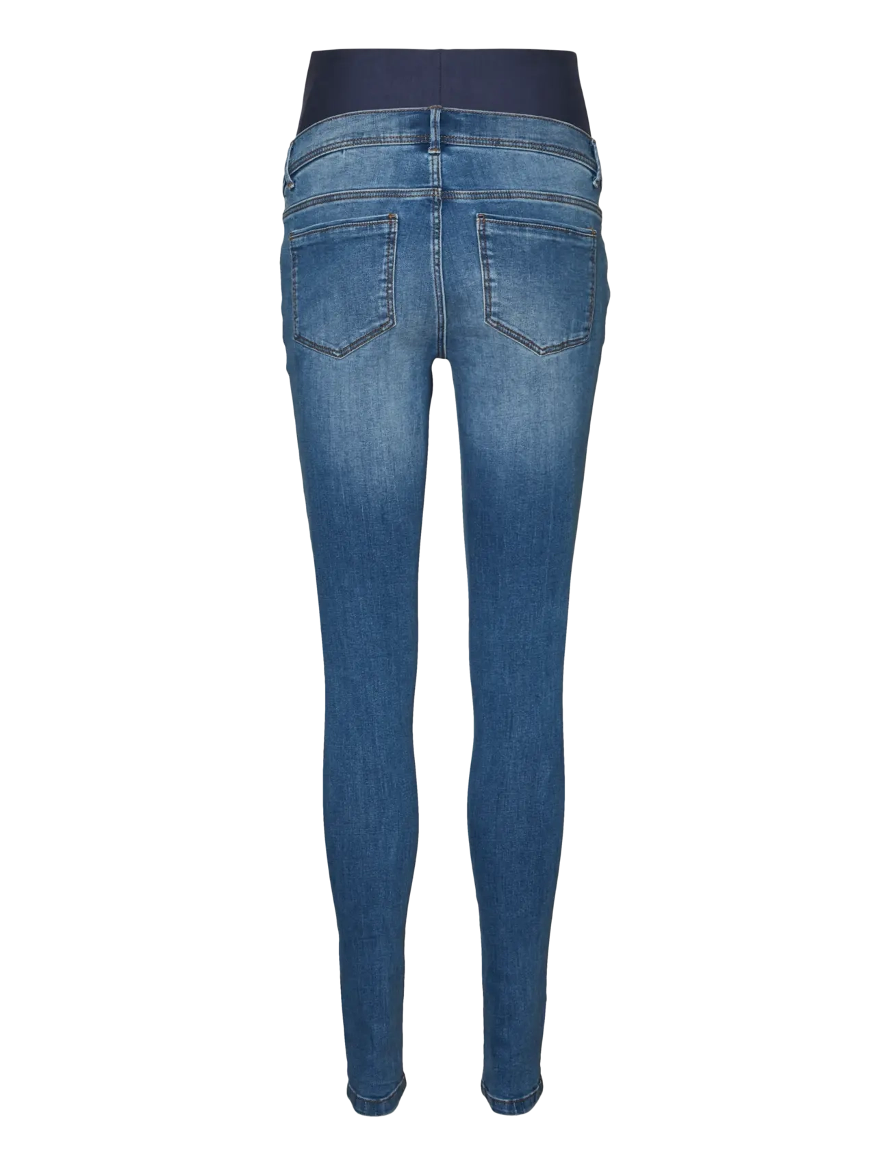 Mamalicious - MLMILA SLIM MEDIUM BLUE JEANS A. NOOS - bottoms - medium blue denim - 2
