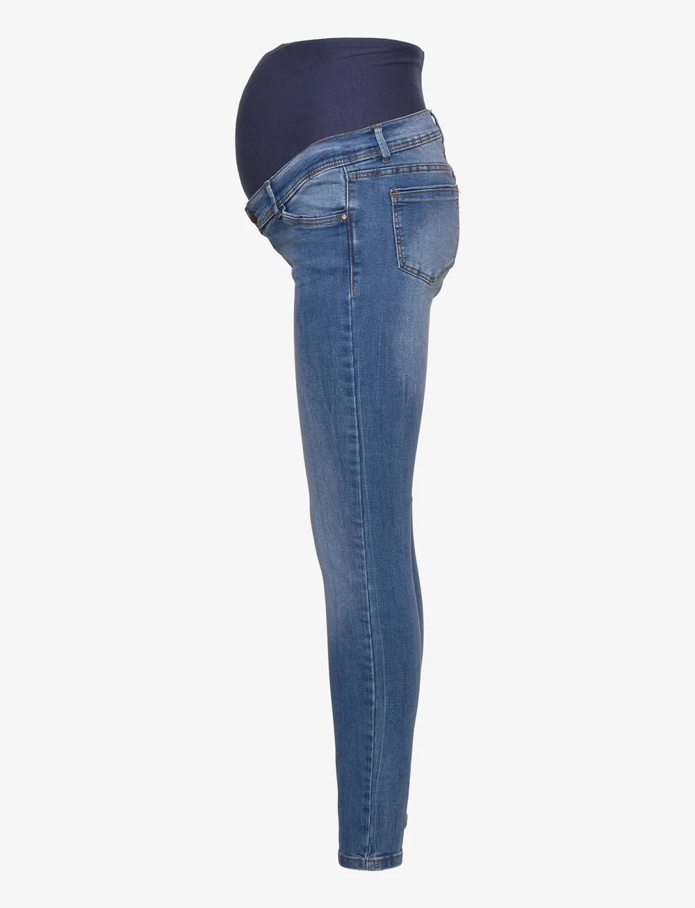 Mamalicious - MLMILA SLIM MEDIUM BLUE JEANS A. NOOS - püksid - medium blue denim - 3