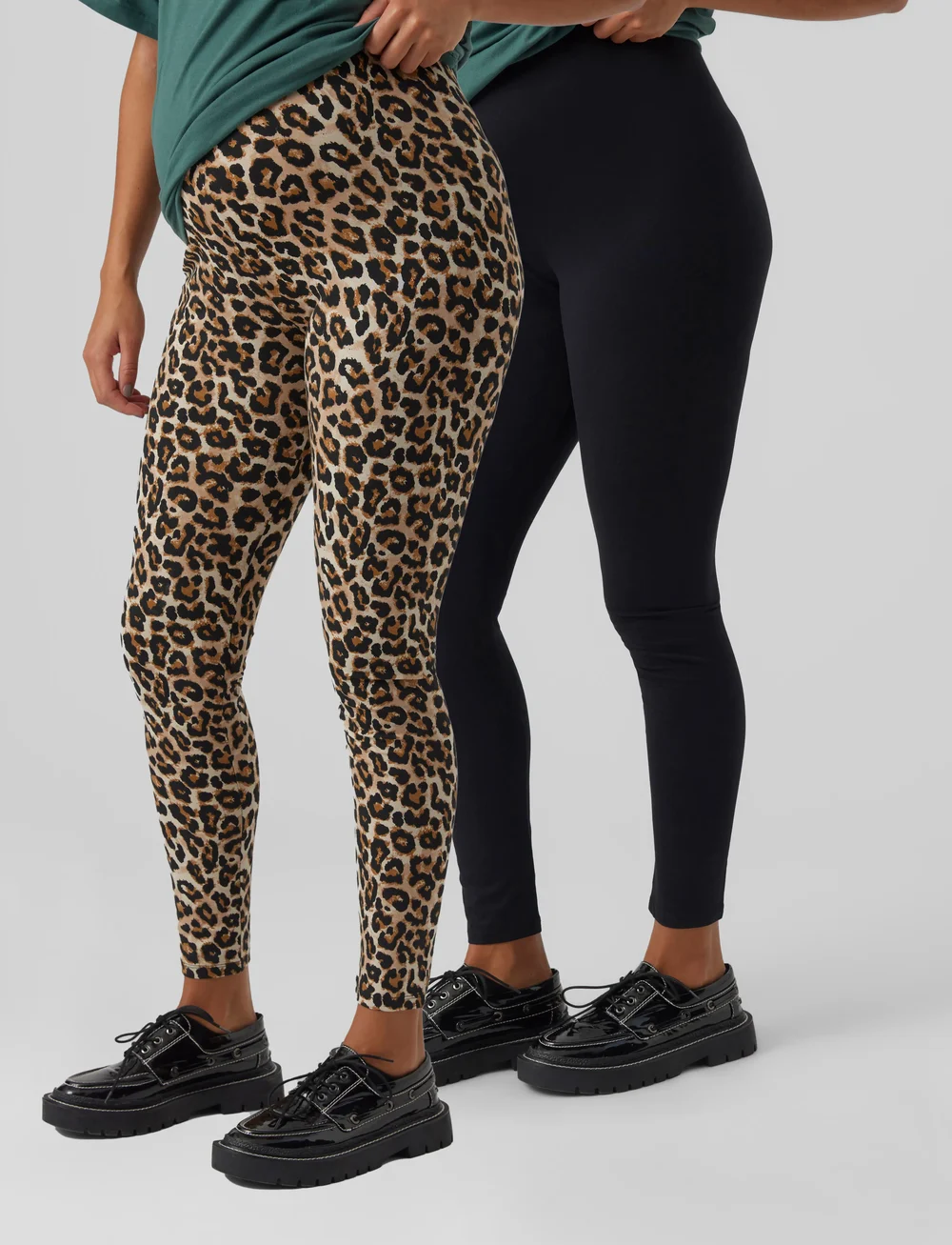 Mamalicious - MLSANNIE JRS LEGGING 2-P - hosen - black - 0