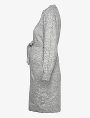 Mamalicious - MLNEWANNE L/S ABK KNIT DRESS A. NOOS - strikkede kjoler - light grey melange - 2