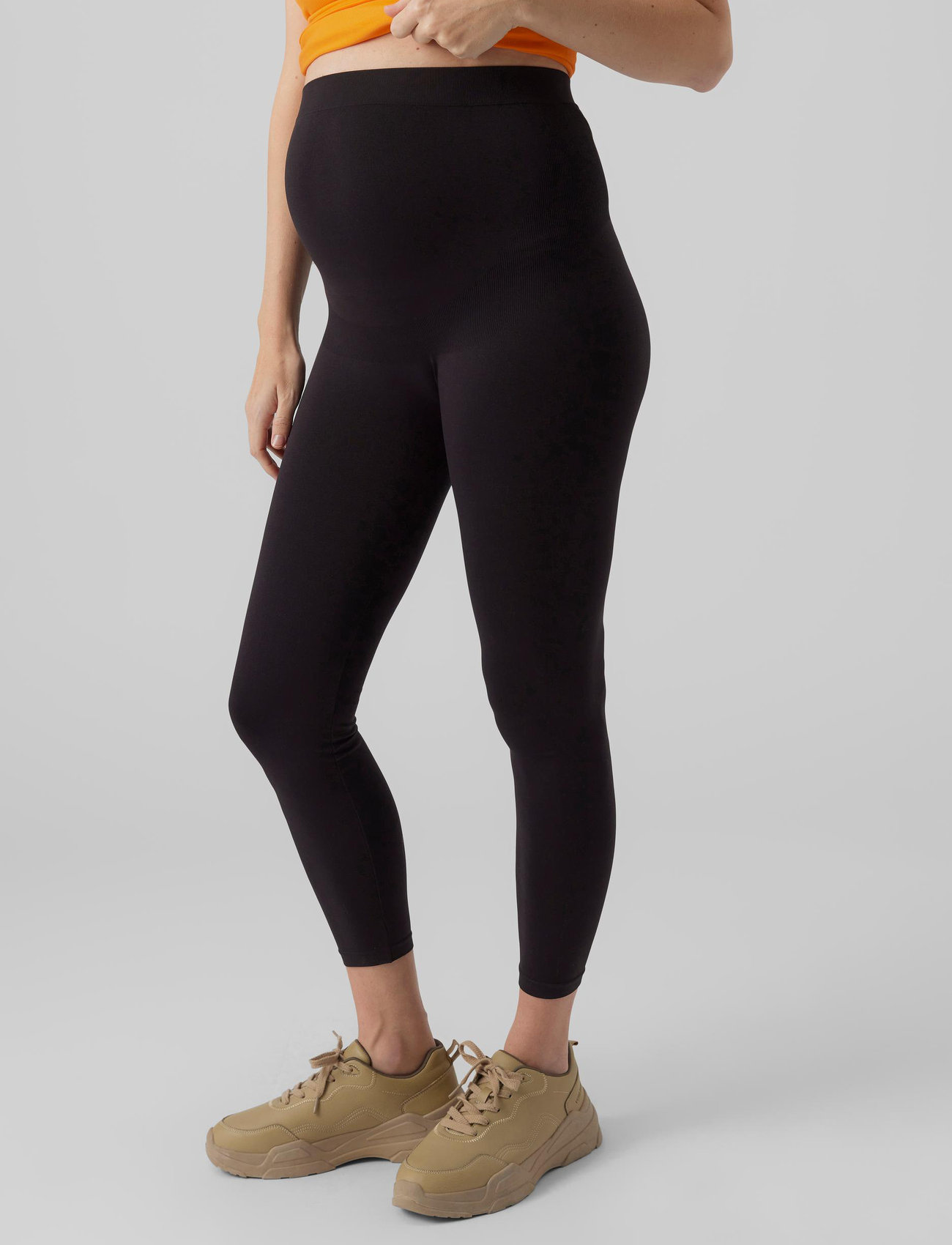 Mamalicious - MLAMIYA SUPPORT 7/8 LEGGINGS A. - retuusid - black - 1